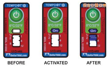 保定溫度指示標簽 累計上升時間/溫度的標簽